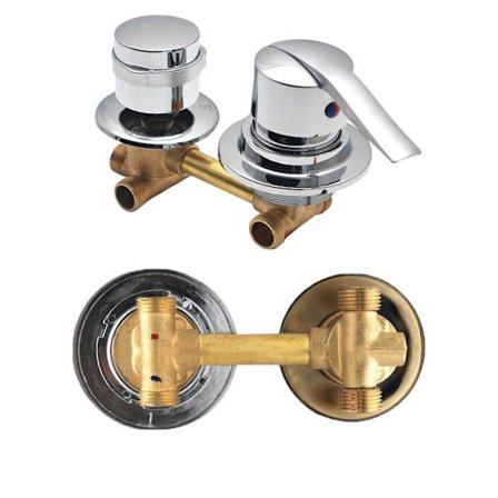 2/3/4/5-tie messinkinen sekoitussuihkuhana, kierre-/intubaatiosekoitussuihkun suuntausventtiili, kylmän ja kuuman veden kylpyammehana suihkukoppiin/