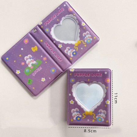 Fotokort Album Samla bok LILA