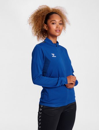 Hummel Hmlauthentic Pl Zip Jacket Woman - Blue - XS