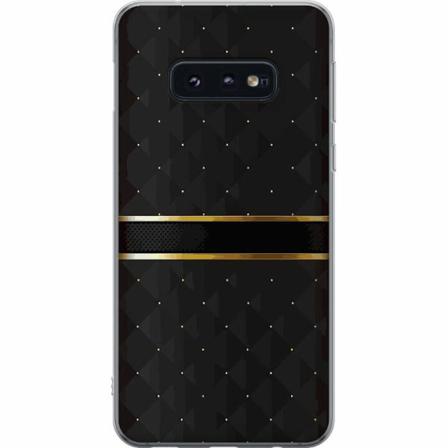 Samsung Galaxy S10e Mjukt Skal - Golden Stripes