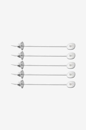ZWILLING - Grillspett BBQ+ sett i 5 deler - Sølv - Husgeråd - Fra Homeroom