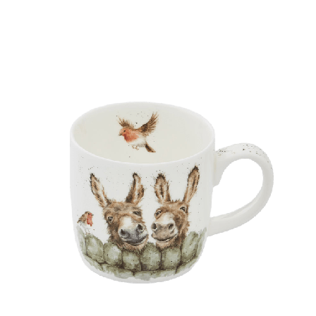 Wrendale Mugg Hee Haw Åsna 31 cl Kök & matlagning Vit
