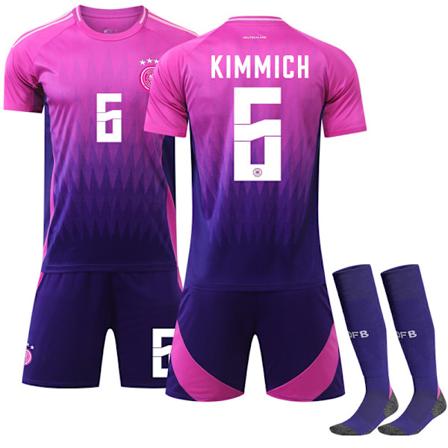 Euro 2024 Tyskland BORTA Fotbollströja 6 KIMMICH 16