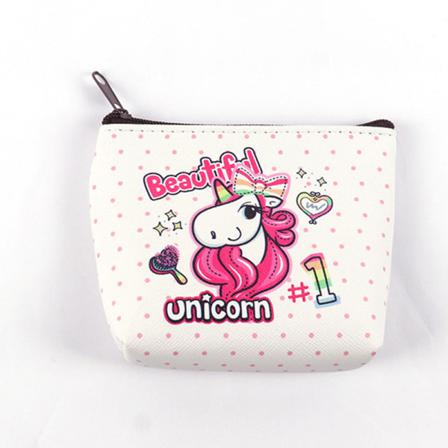 Unicorn Liten Myntväska Kortväska Miniplånbok För Kvinnor, Flickor