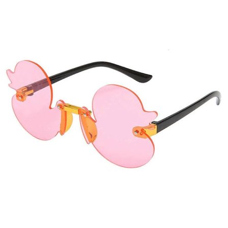 Barnesolbriller Andungeform Gjennomsiktig Anti-UV Beskyttelse mot Sollys Øyebeskyttelse Fotorekvisitt Jenter Ferie Sommer Strand Solbriller 2025