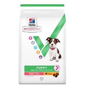 Hills VetEssentials Puppy, Medium Breed, Kylling, 8 kg