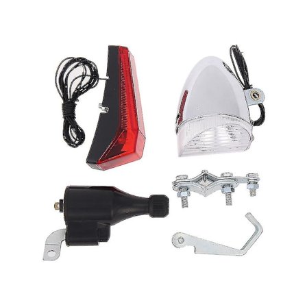 Cykellygter Generator Friktions Dynamo Cykellygte Baglygtesæt Tilbehør