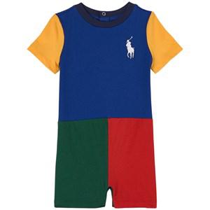 Kids - Ralph Lauren Multicolor Color-blocked Romper 3 Months - All in ones - 3 months - Blue