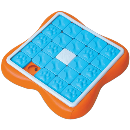 Nina Ottosson - Dog Challenge Slider, nivå 3 (avansert) Blå 37 x 37 x 5 cm - Hund - Hundeleker & spill - Aktivering & hundespill - ZOO.no