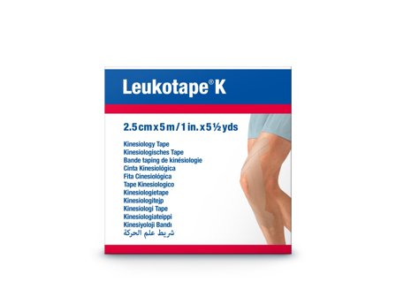Leukotape K Taping Benda Adesiva 5mx2,5cm Color Carne 1 Rotolo