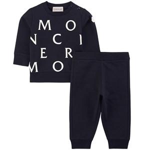 Kids - Moncler Navy Logo Sweat Set 2 Years - Clothing sets - 2 years - Navy - Junge