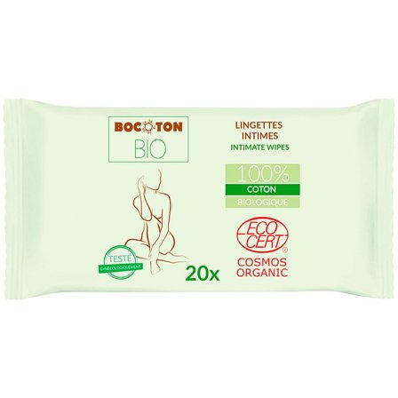 Bocoton Intimate Wipes Ø 20 stk., Medicin & Pleje, Hygiejne, Vådservietter