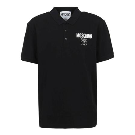 Moschino Polo shirt , Zwart , Heren , Maat: S