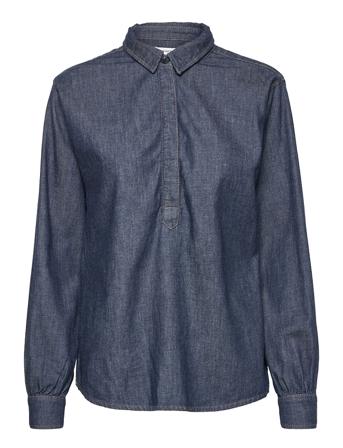 Bowie Wing Shirt Wash Raw Indigo Blue Tomorrow