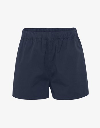 Women Organic Twill Shorts - Navy Blue - XL
