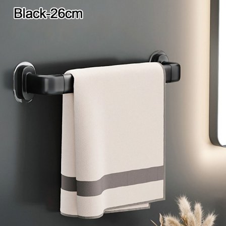 26/46cm pyyheteline MUSTA 26cm