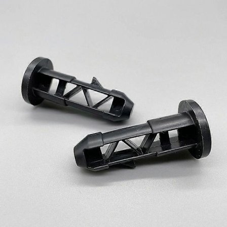 6 stk. hængselstifter til skraldespands låg, sort plast til 240L udendørs skraldespand (Fww)