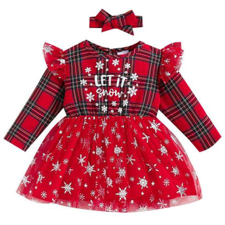 Nyfödda Bokstäver Printed Set Rosett 2 St Outfit Kostym