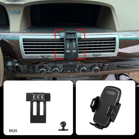 Puhelinteline BMW 7-sarja (E65/E66) 2004–2008 – mallikohtainen asennus ilman porausta