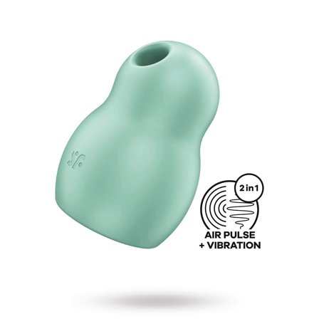 Satisfyer Pro To Go 1 Lufttrycksvibrator - Mint - Sexleker Vuxen: Vibrator, dildo & massajestaver