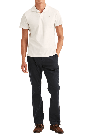 Morris Dylan Piqué Shirt T-shirts Herr Vit S