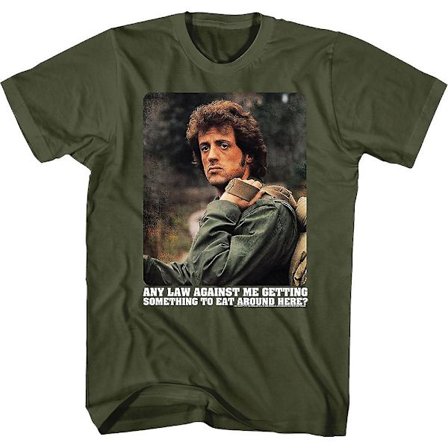 Alla lagar mot mig att få något att äta Rambo T-shirt
