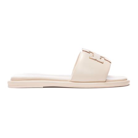 Tory Burch, Sliders Beige, Dames, Maat:37 EU