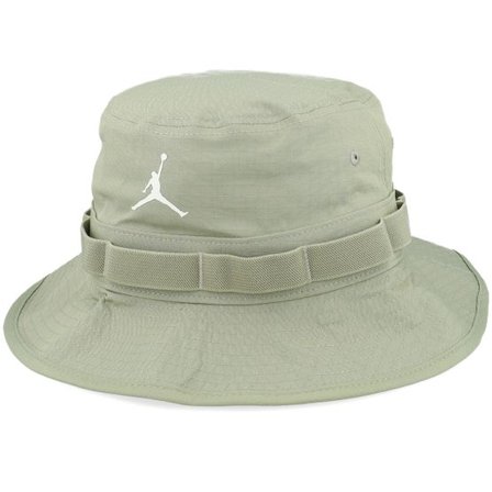 Jordan - Grön bucket Hatt - Jordan Apex Jumpman Medium Khaki/Sail Bucket @ Hatstore