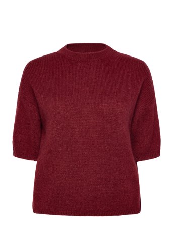 Mimi Knit Jumper Burgundy Noella