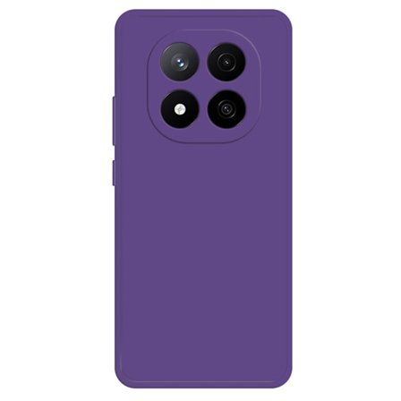 Xiaomi Redmi Note 14 Pro+ 5G Flexibelt fodral Telefonskal med rakt kantskydd - Mörklila