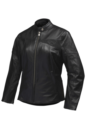 Motorjas Dames Ixon CRANKY Zwart 5XL Plus