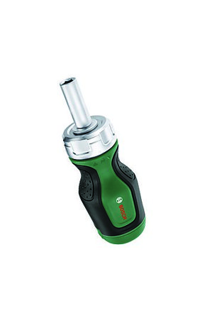 BOSCH Skralleskrutrekker Stubby Bit med 6 Bits