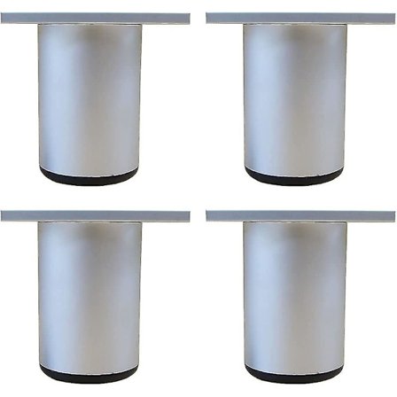 Sett med 4 møbelføtter, skapføtter, justerbare metallføtter til sofa, kaffebord