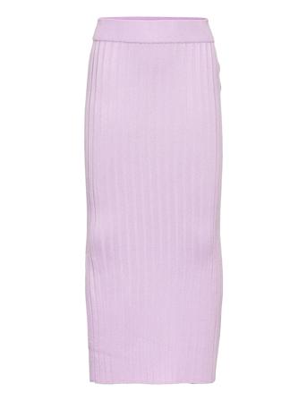 Else Knit Skirt Purple Grunt