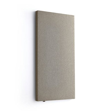 Acoustic panel POLY, rectangular, 600x1180x56 mm, wall mounted, beige