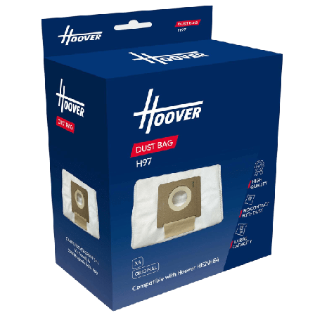 Hoover Dammsugarpåsar H97 För He2/he4/hf3 Pro, 4-pack Dammsugare Unisex Beige