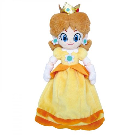 Super Mario Brothers Prinsesse Daisy 10" Plysjdukke