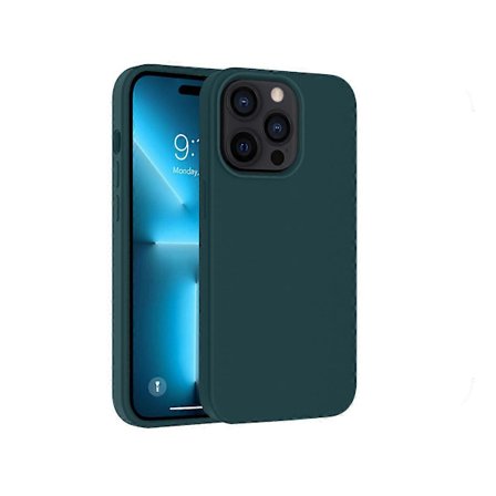 iPhone 14 Pro Deksel, Flytende Silikondeksel (for iPhone 14 Pro)(6.1 "), iPhone 14 Pro Slim Deksel, iPhone 14 Pro Støtsikkert Deksel - Olivengrønn (