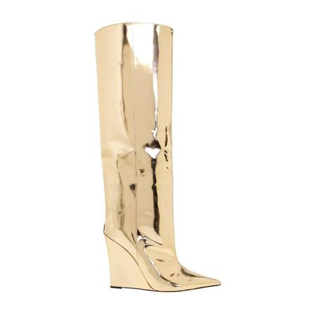 Jimmy Choo, Blake wedge boots Geel, Dames, Maat:38 EU