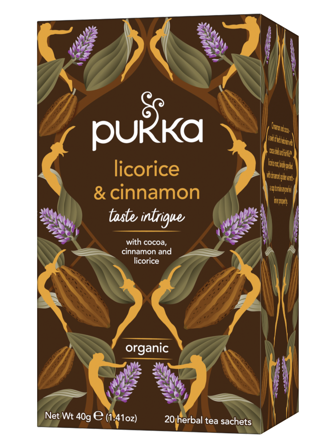 Pukka Te, Licorice & Cinnamon, 20 stk.