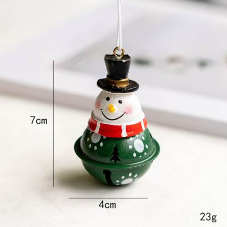 1st Christmas Metal Santa Claus Snowman Ren Jingle Bell Pe
