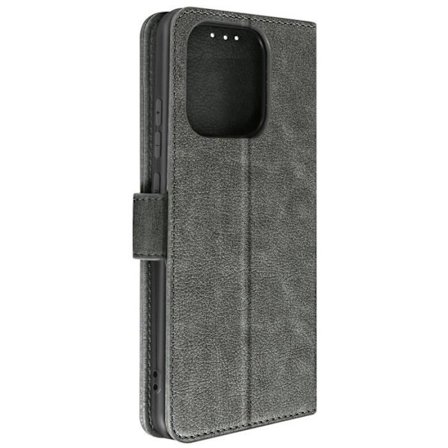 Fodral till Xiaomi Redmi 12C - AVIZAR - Chesterfield - Videostödfunktion - Grå