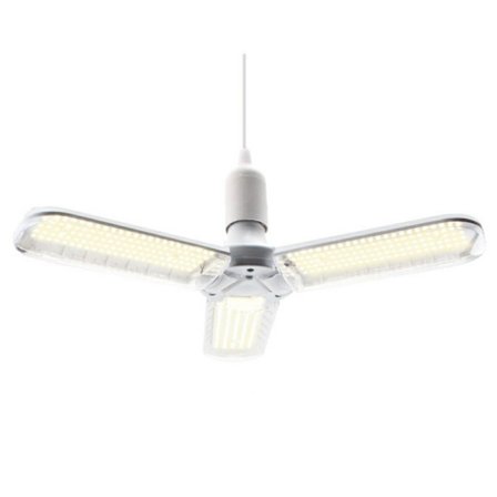 LED Grow Light 40W Full Spectrum Plant Lamper med 3 foldbare blade