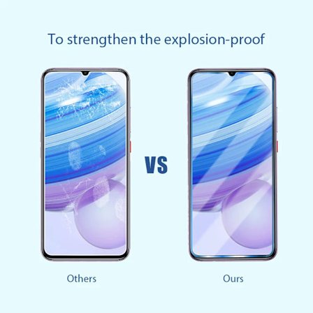 3 stk herdet glass for Redmi 9at skjermbeskytter glass