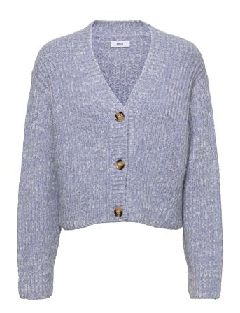 Enbleecker Ls Cardigan 5217 Strikkegenser Cardigan Blå Envii