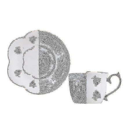 Kaffekopp Lyxig Europeisk Retro Brittisk Afternoon Tea Kopp Kaffekopp Fat Set