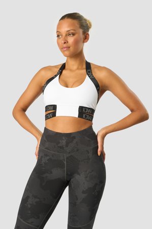 ICANIWILL - Ultimate Training Sports Bra White - Urheiluliivit - Naiset - Treenivaatteet ICIW:ltä