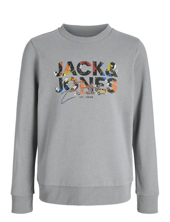 Jjgeplas Sweat Crew Neck Jnr Grey Jack & J S
