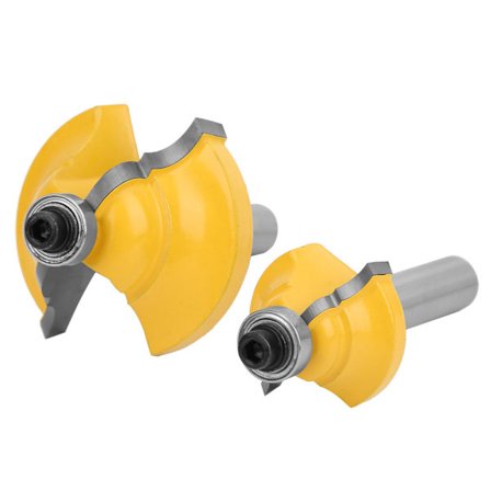 2 st 8 mm skaft Träbearbetning Fräsverktyg Ramtrimning Fräsfräs Chamferfräs