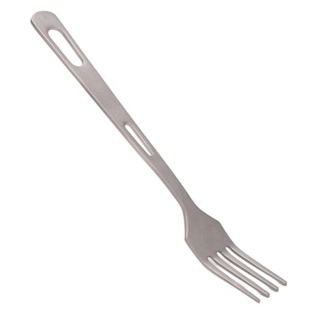 Titanium Bestik til Udendørs Camping Spisegrej Bærbar Spisegrej til Rygsækrejser Vandreture og Picnic Gaffel